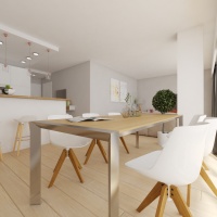 visuel 3D cuisine après home staging Aveo