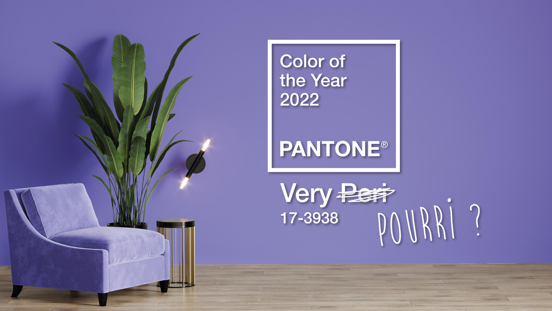 Pantone Couleur de l'année 2022 Very Peri